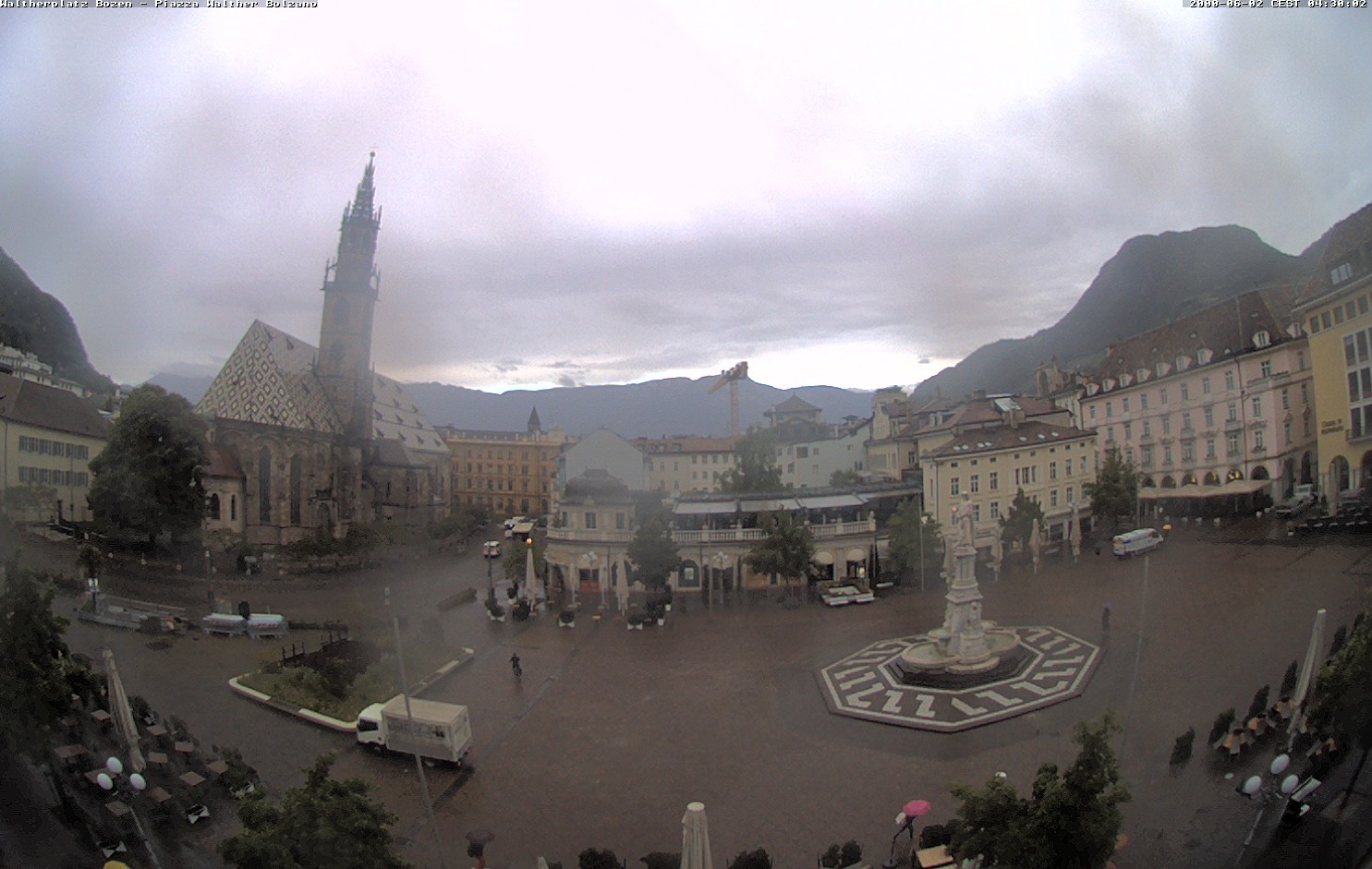 Archived image Bozen: Waltherplatz Webcam