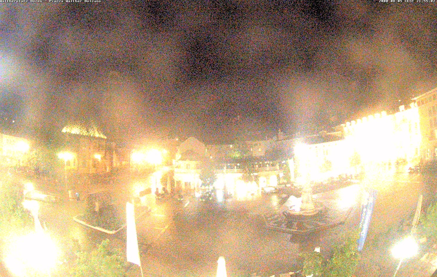 Archiv Foto Webcam Waltherplatz Bozen