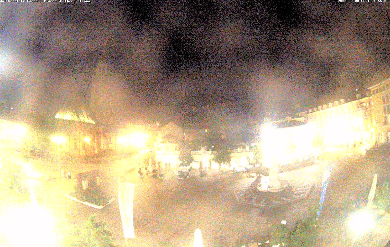 Archiv Foto Webcam Waltherplatz Bozen