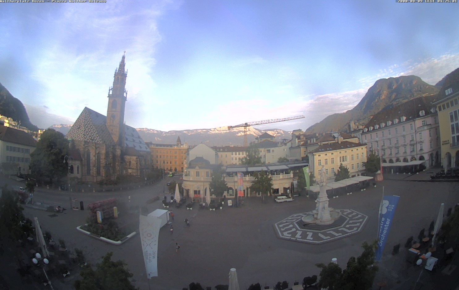 Archived image Bozen: Waltherplatz Webcam