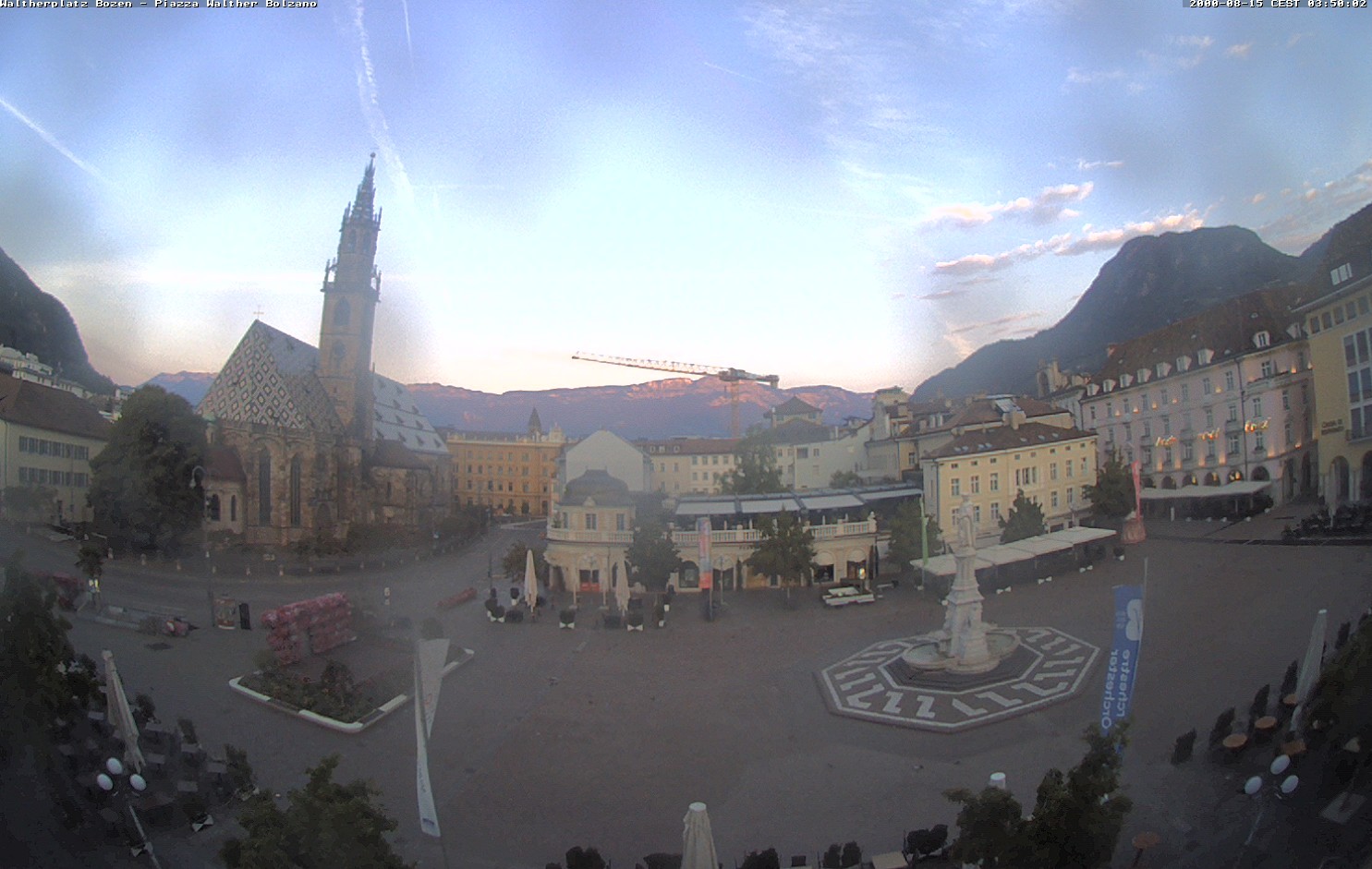 Archived image Bozen: Waltherplatz Webcam