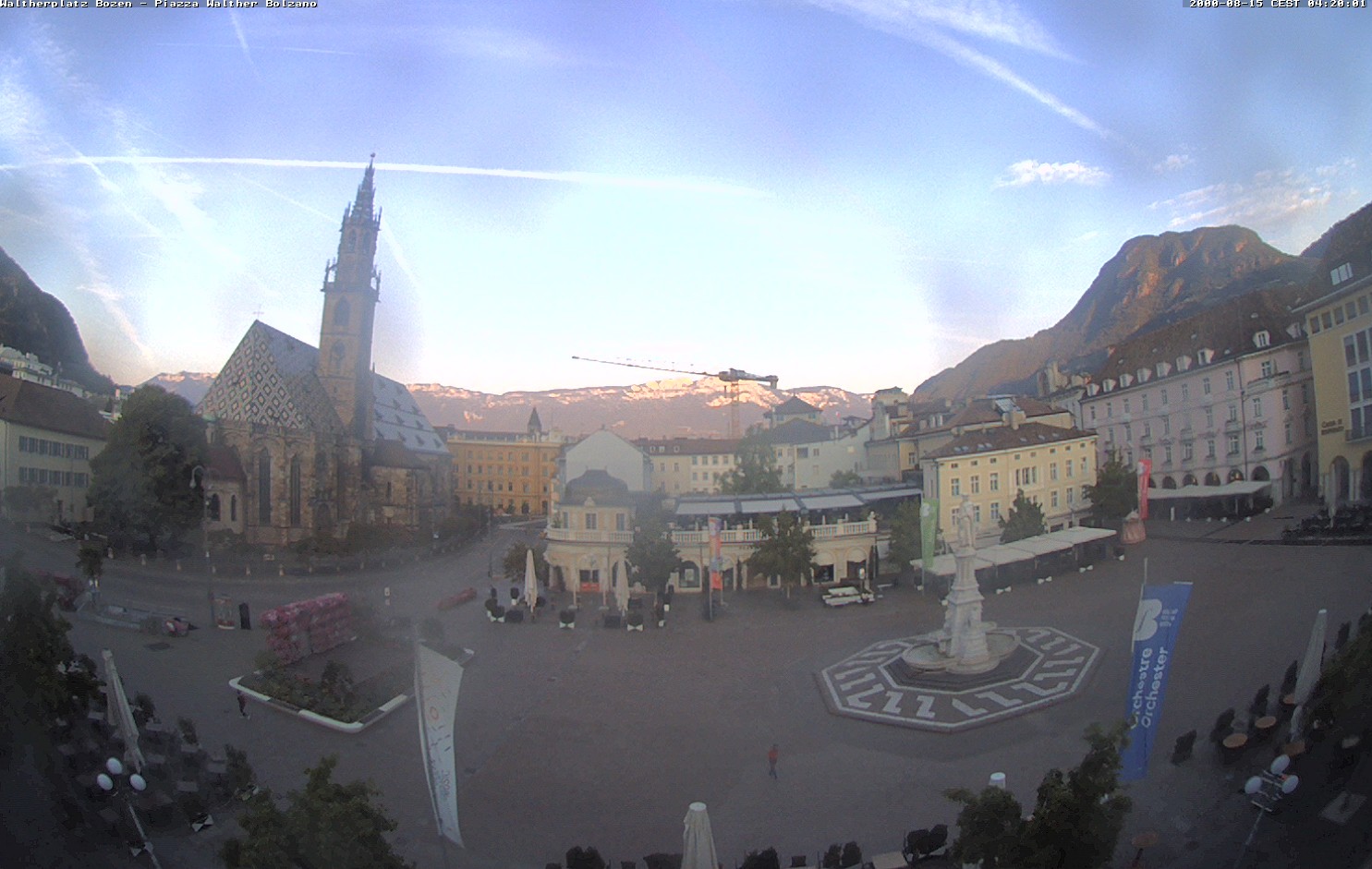 Archived image Bozen: Waltherplatz Webcam