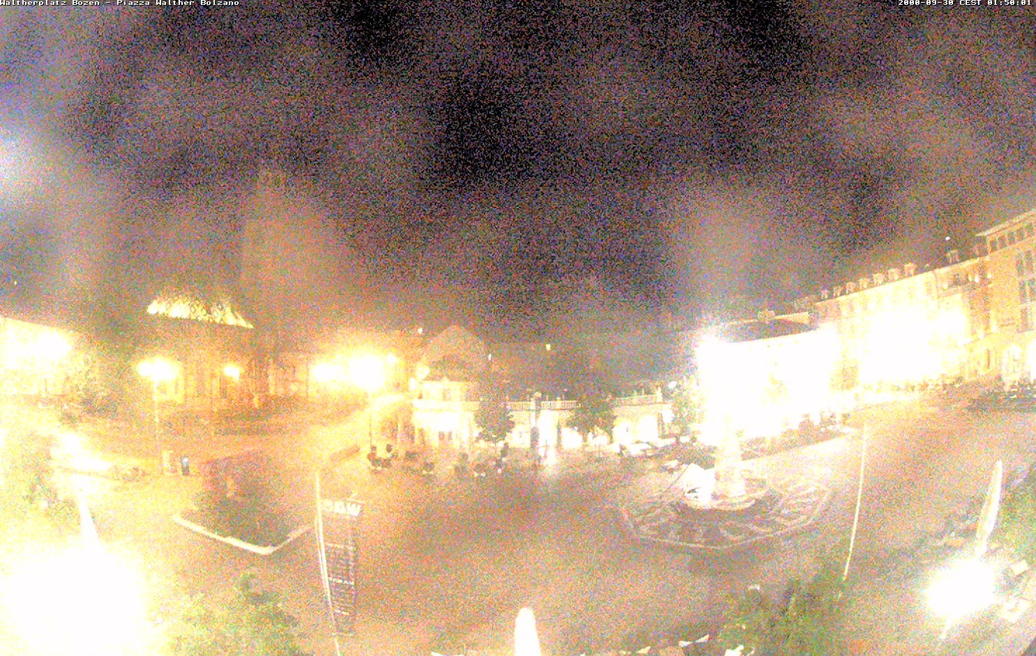 Archiv Foto Webcam Waltherplatz Bozen