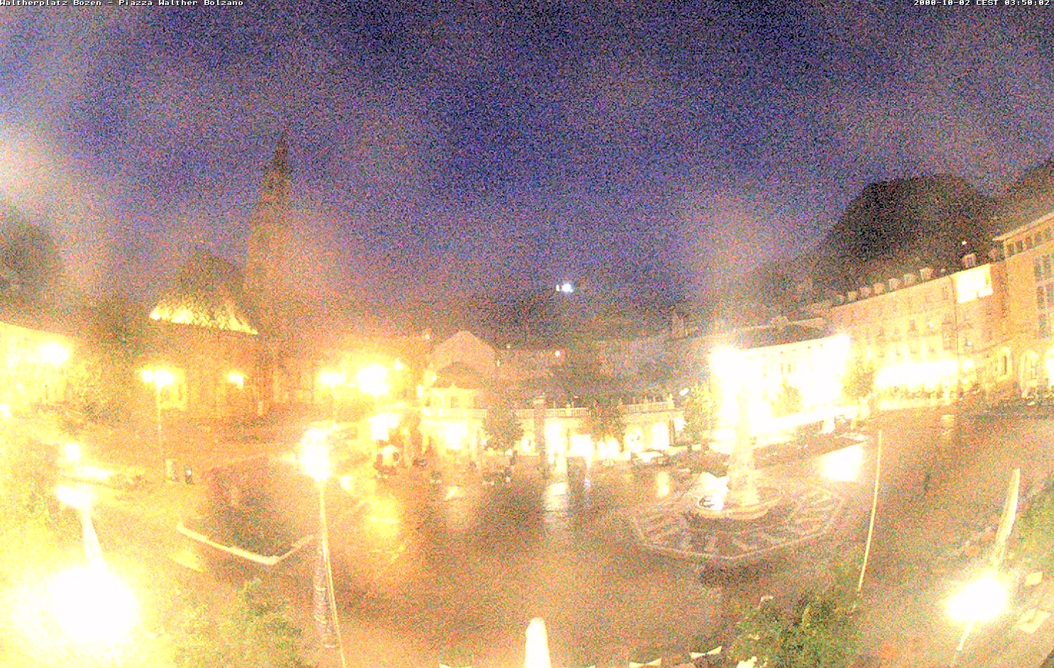 Archiv Foto Webcam Waltherplatz Bozen