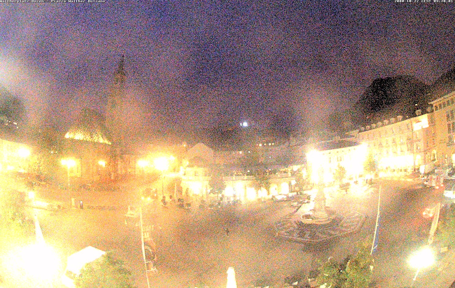 Archiv Foto Webcam Waltherplatz Bozen