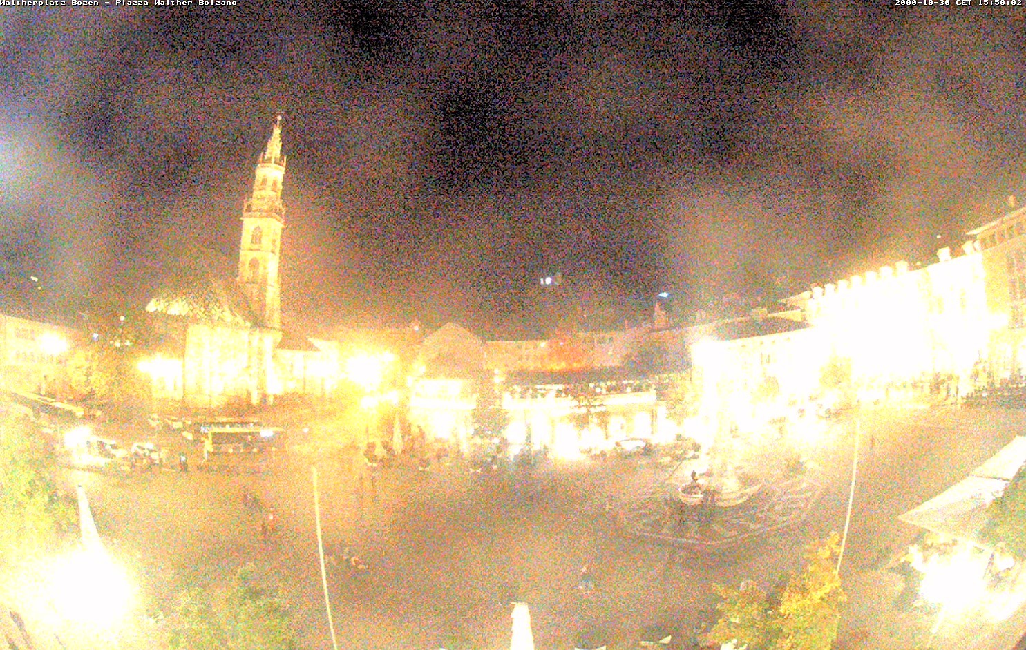 Archiv Foto Webcam Waltherplatz Bozen