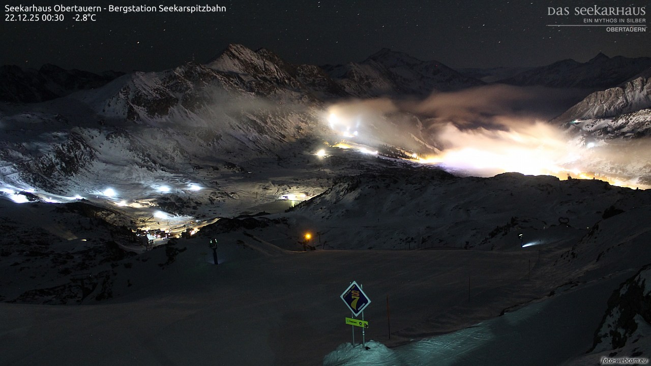 Archiv Foto Webcam Obertauern: Seekarspitz top station