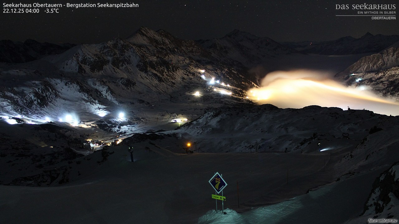 Archiv Foto Webcam Obertauern: Seekarspitz top station
