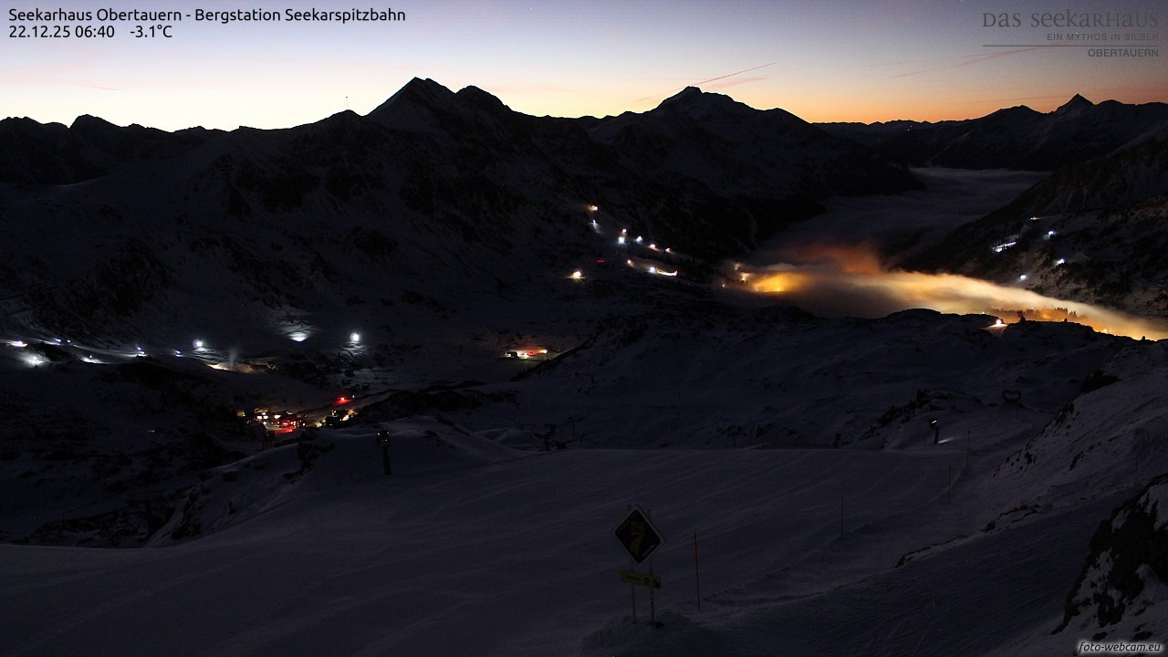 Archiv Foto Webcam Obertauern: Seekarspitz top station