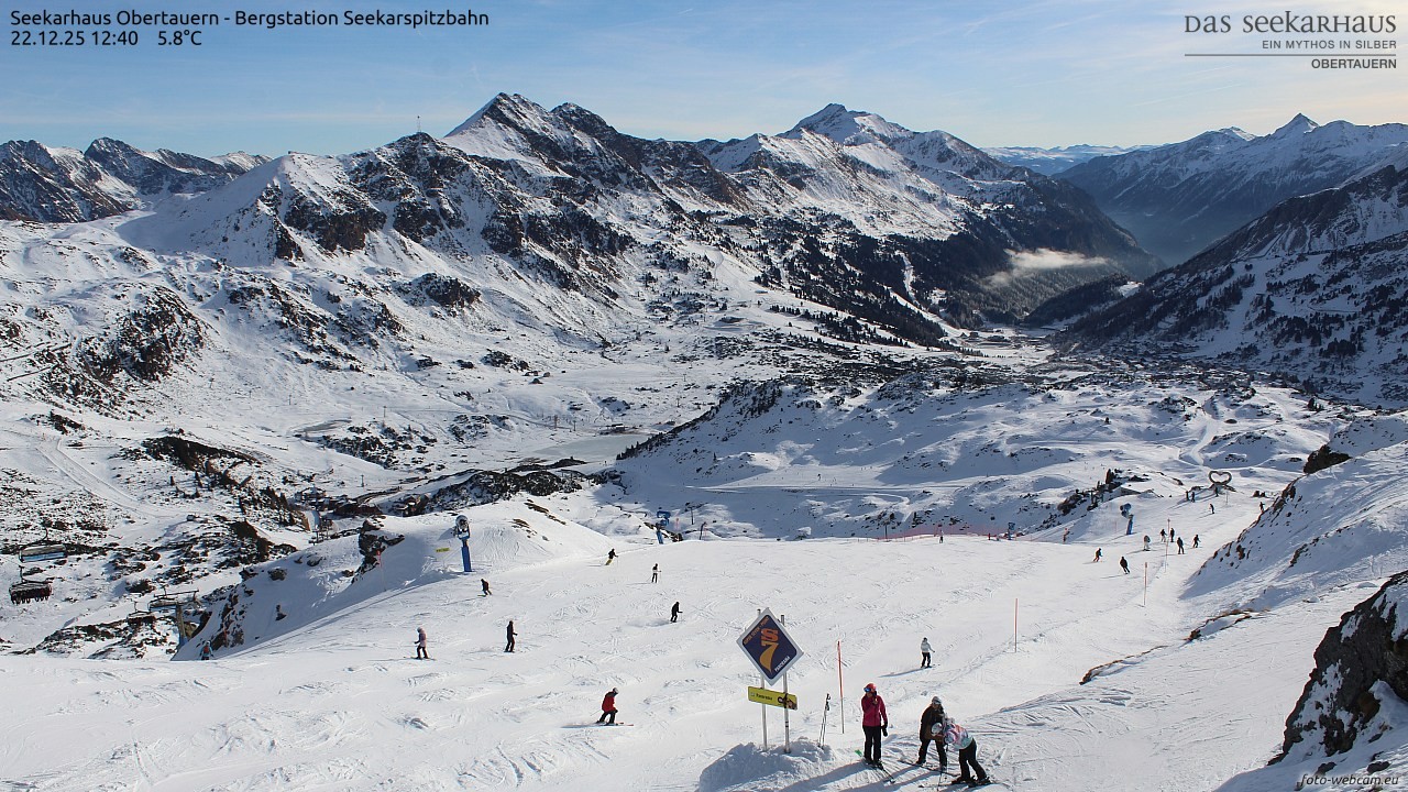 Archiv Foto Webcam Obertauern: Seekarspitz top station