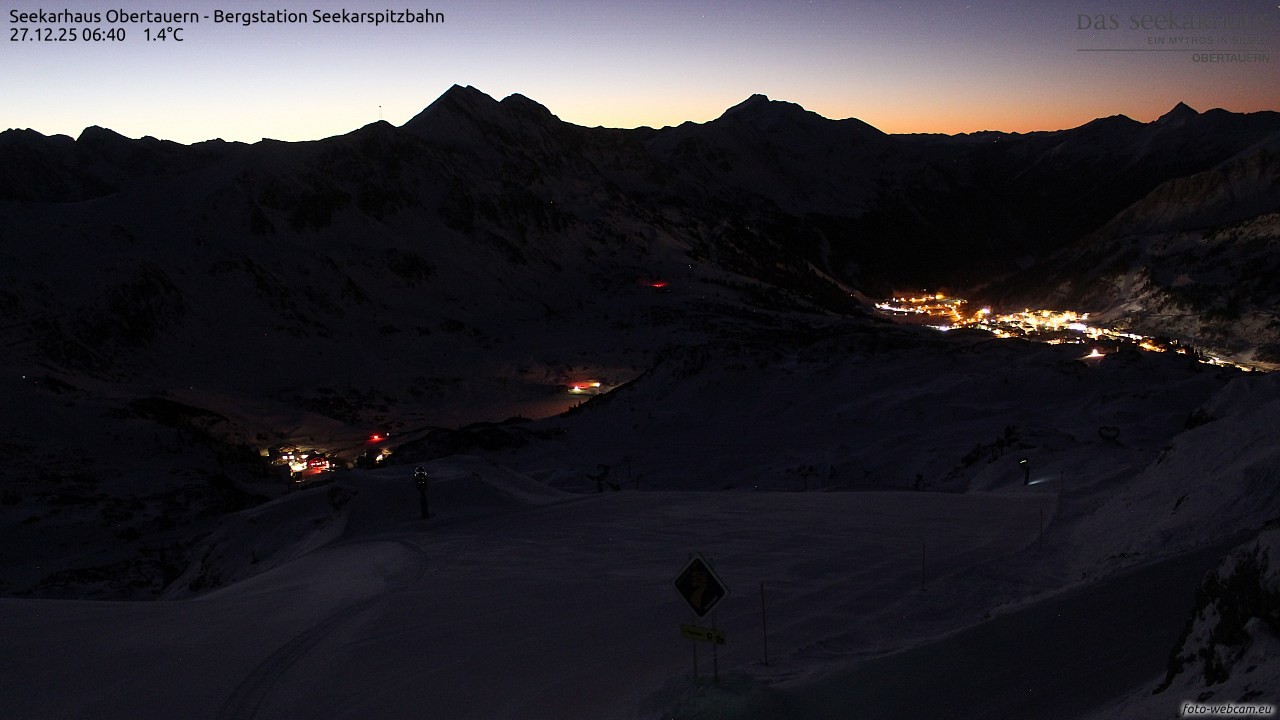 Archiv Foto Webcam Obertauern: Seekarspitz top station