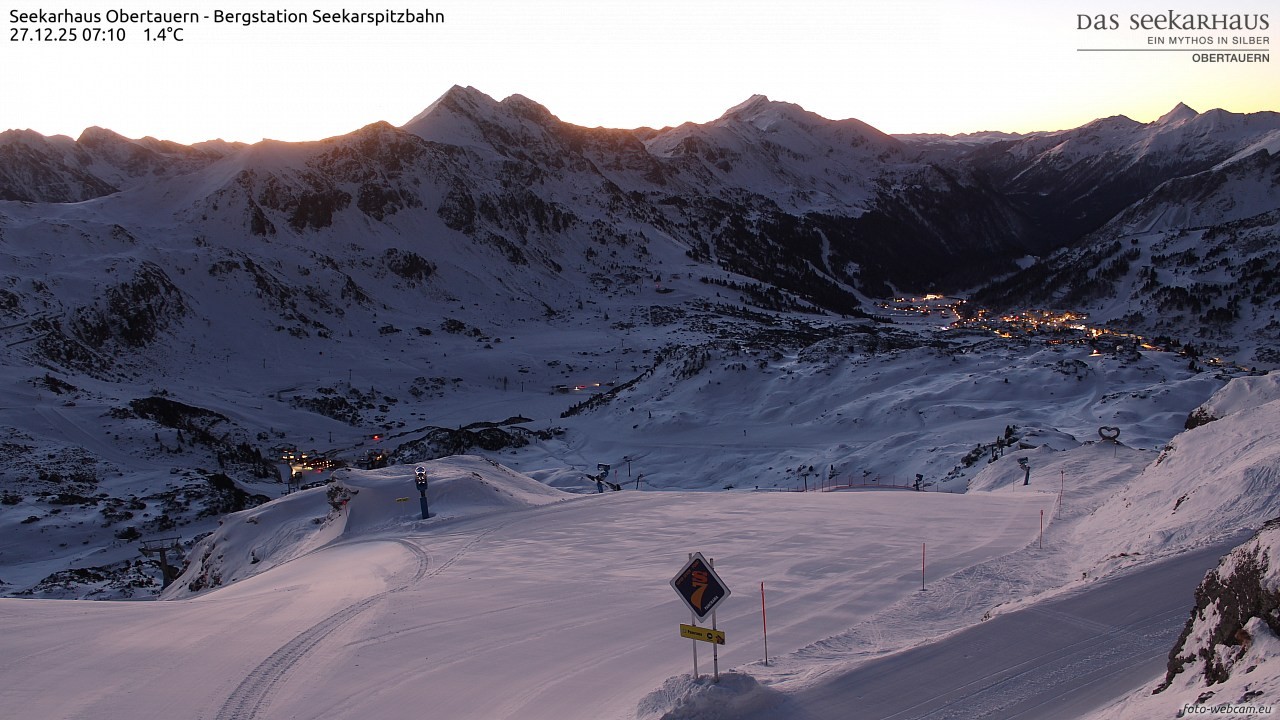 Archiv Foto Webcam Obertauern: Seekarspitz top station