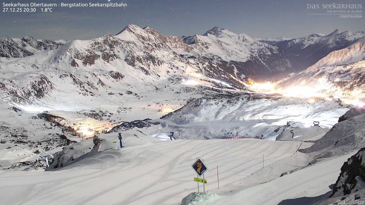 Archiv Foto Webcam Obertauern: Seekarspitz top station