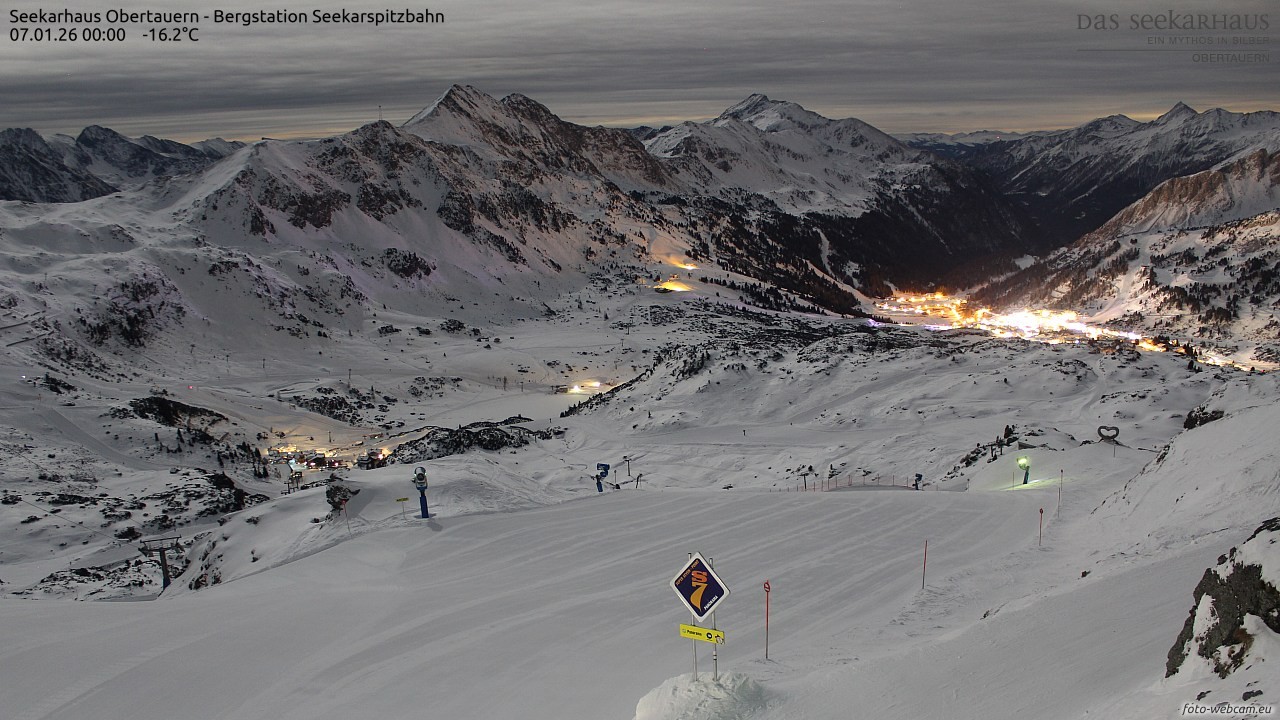 Archiv Foto Webcam Obertauern: Seekarspitz top station