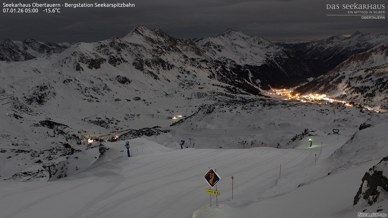 Archiv Foto Webcam Obertauern: Seekarspitz top station