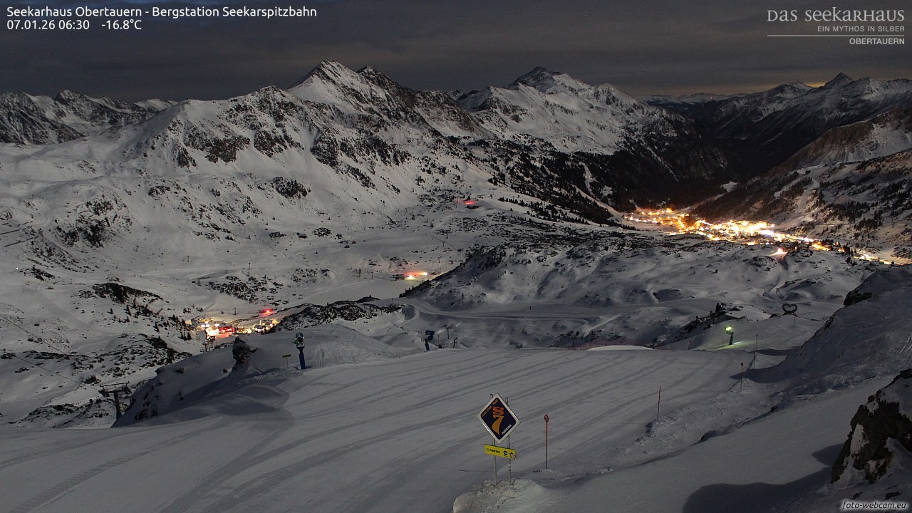 Archiv Foto Webcam Obertauern: Seekarspitz top station