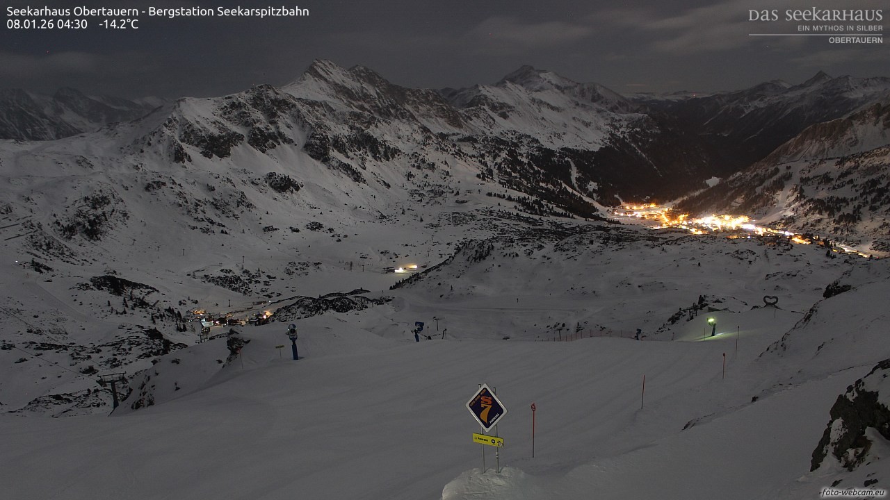 Archiv Foto Webcam Obertauern: Seekarspitz top station