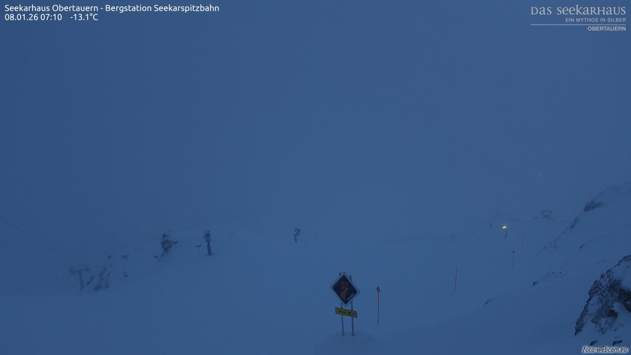 Archiv Foto Webcam Obertauern: Seekarspitz top station