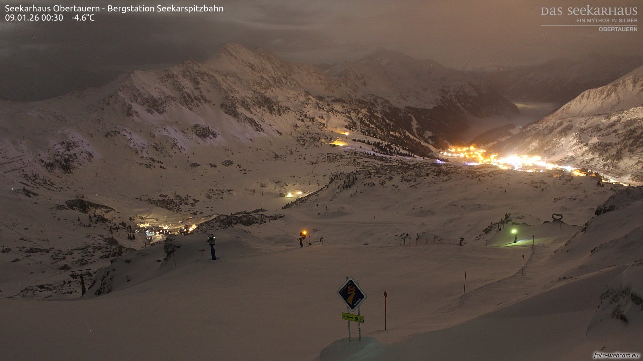 Archived image Webcam View Seekarspitz top station