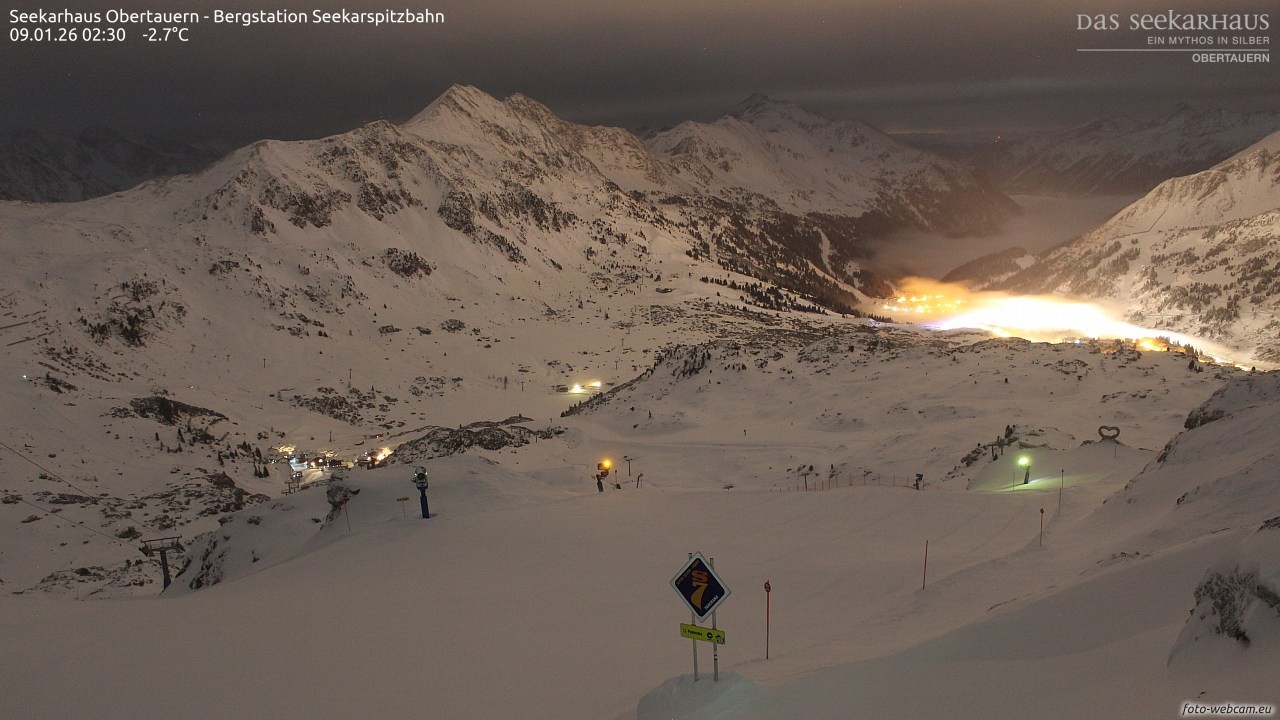 Archiv Foto Webcam Obertauern: Seekarspitz top station