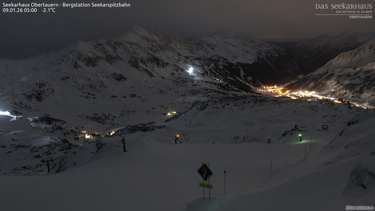 Archiv Foto Webcam Obertauern: Seekarspitz top station