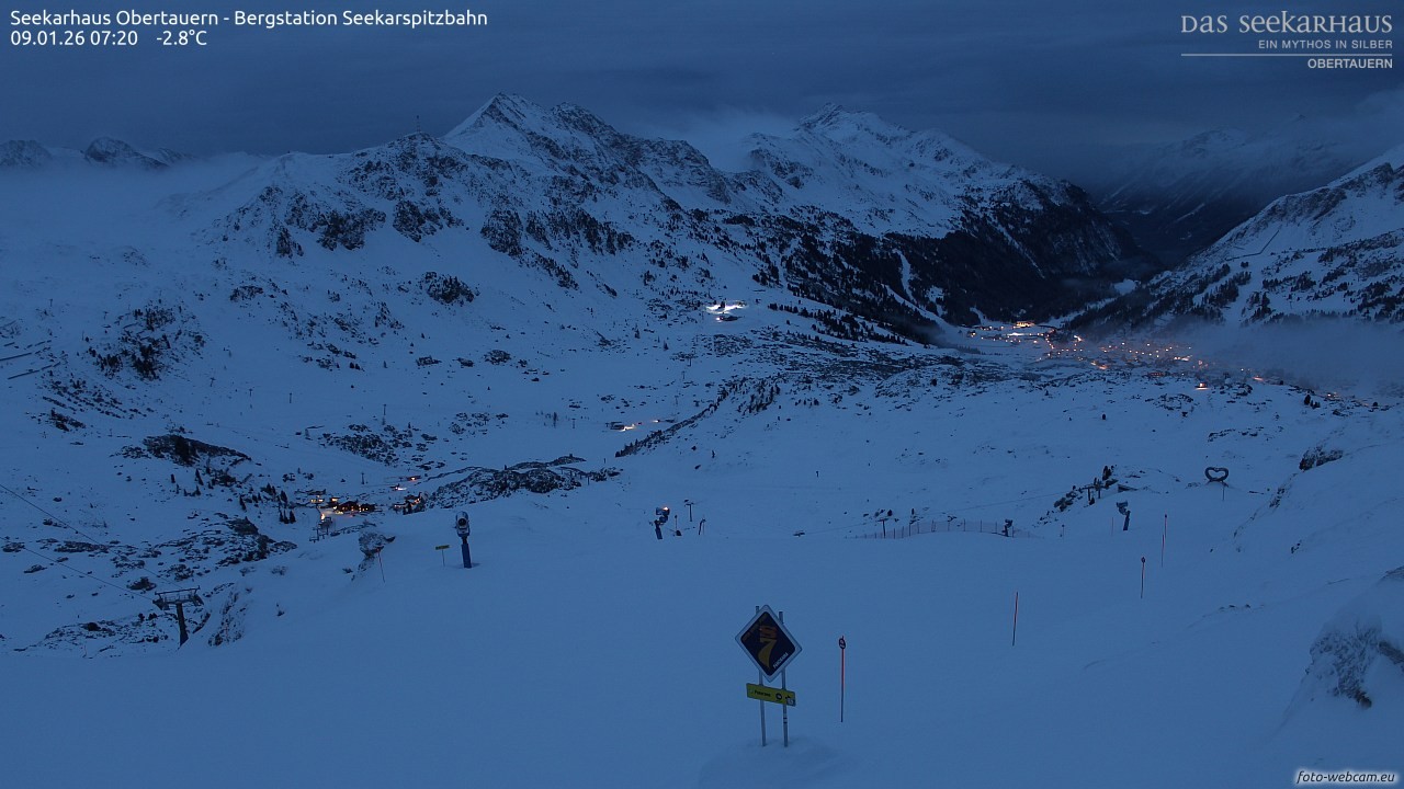 Archiv Foto Webcam Obertauern: Seekarspitz top station