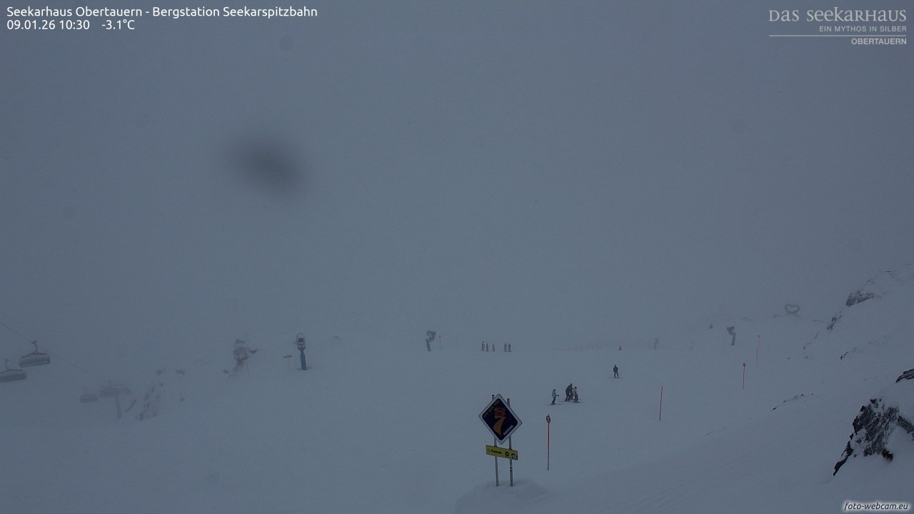 Archiv Foto Webcam Obertauern: Seekarspitz top station
