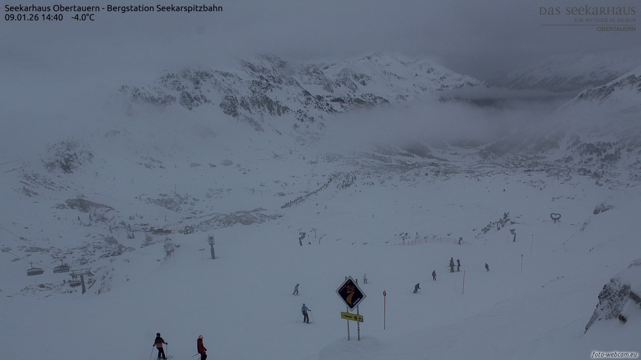 Archiv Foto Webcam Obertauern: Seekarspitz top station