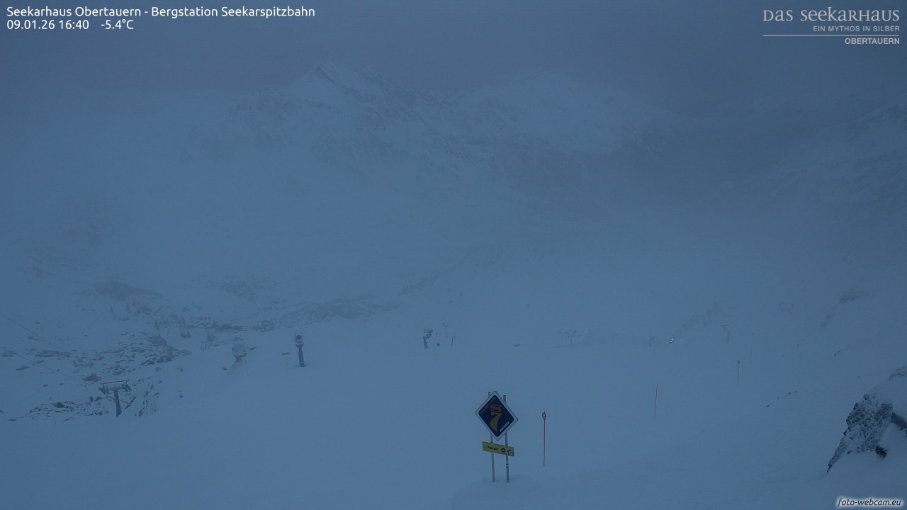 Archiv Foto Webcam Obertauern: Seekarspitz top station