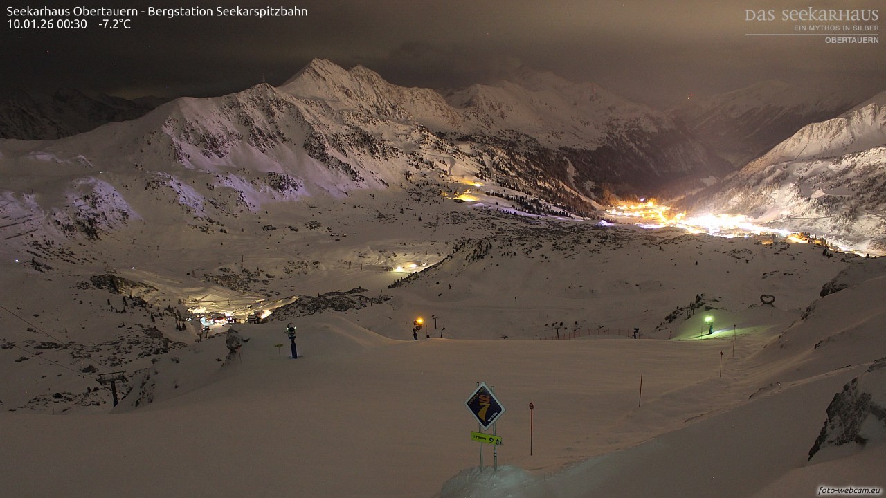 Archiv Foto Webcam Obertauern: Seekarspitz top station
