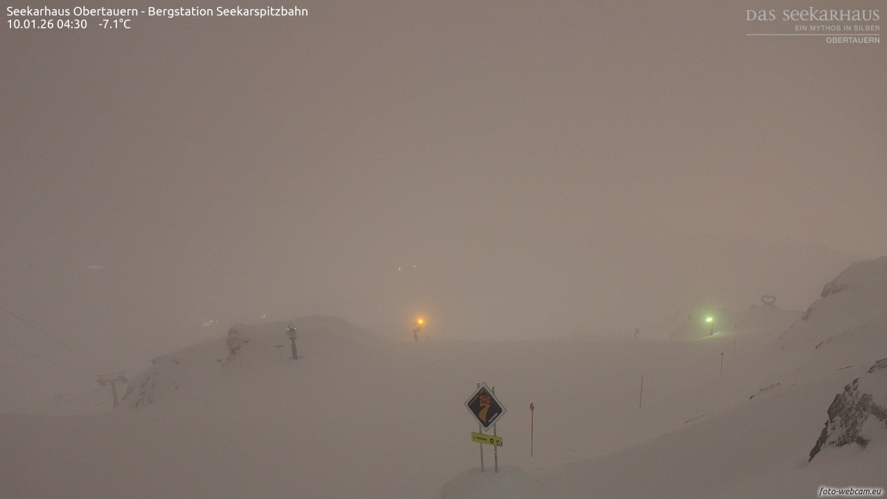 Archiv Foto Webcam Obertauern: Seekarspitz top station