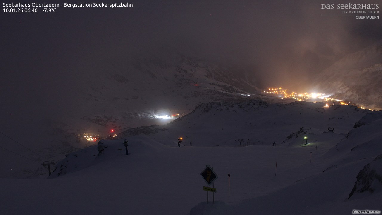 Archiv Foto Webcam Obertauern: Seekarspitz top station