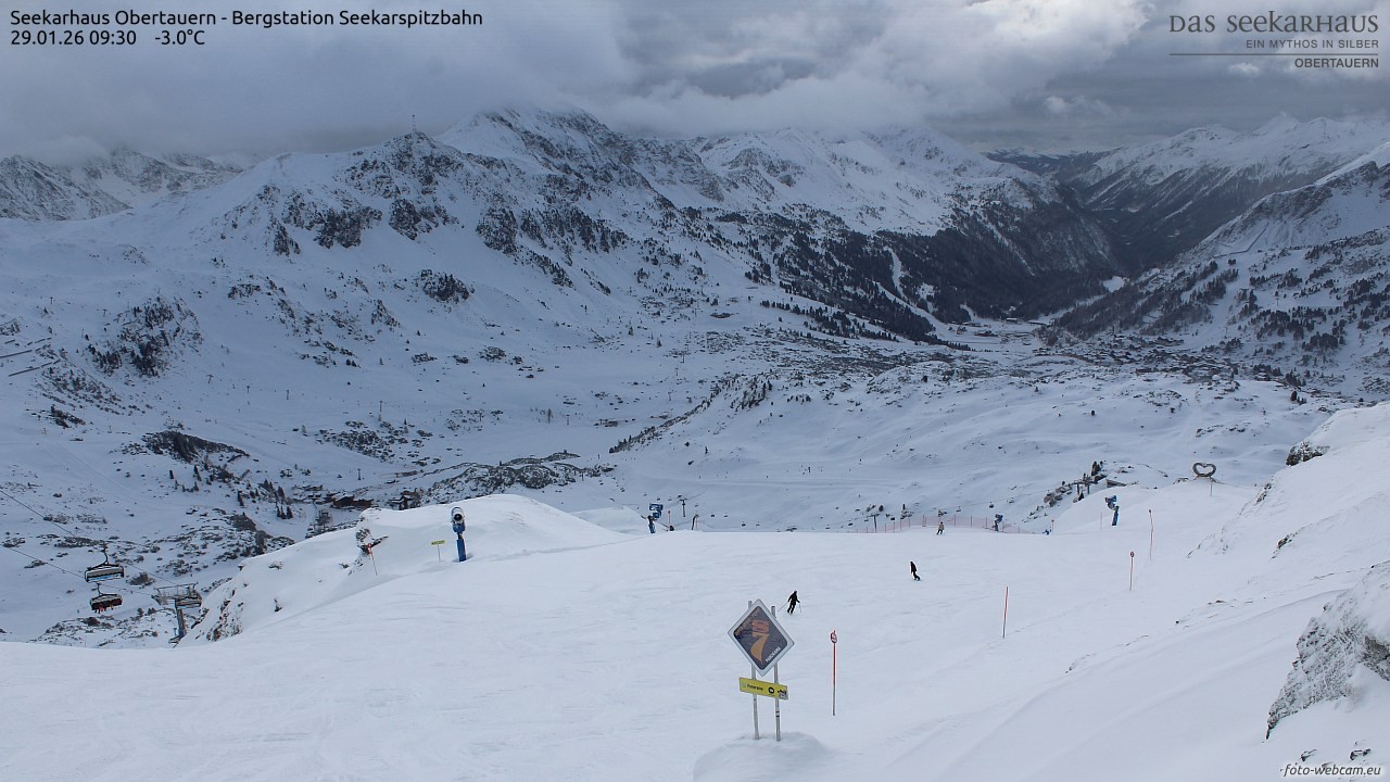 Archiv Foto Webcam Obertauern: Seekarspitz top station