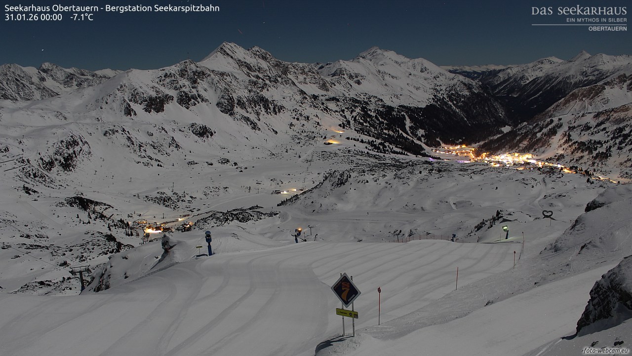 Archiv Foto Webcam Obertauern: Seekarspitz top station