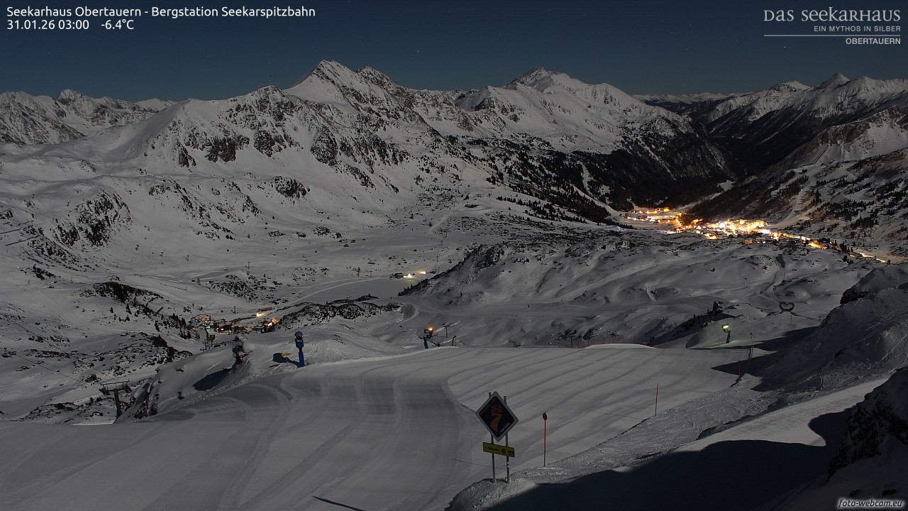Archiv Foto Webcam Obertauern: Seekarspitz top station