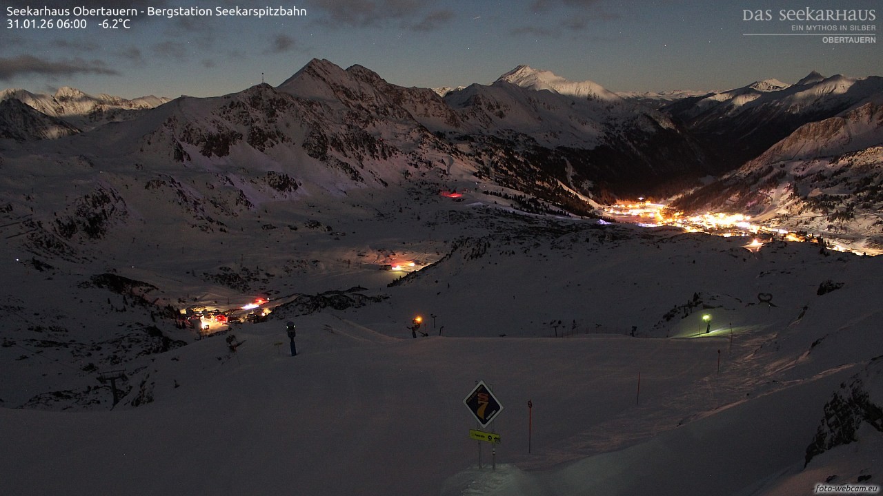Archiv Foto Webcam Obertauern: Seekarspitz top station