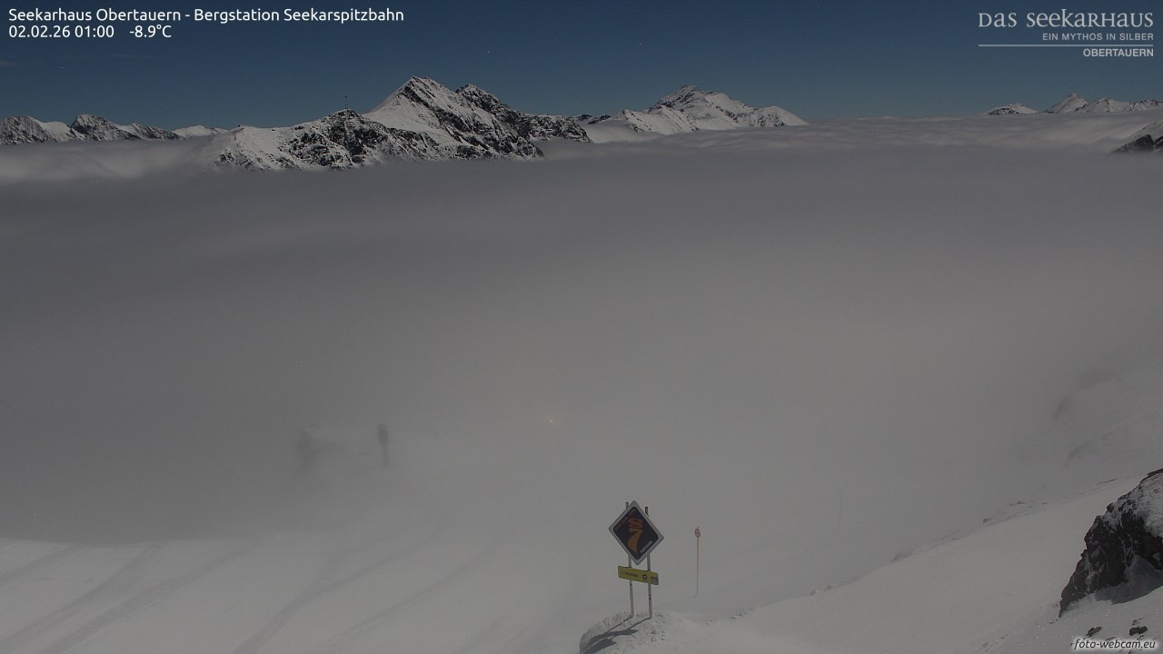 Archiv Foto Webcam Obertauern: Seekarspitz top station
