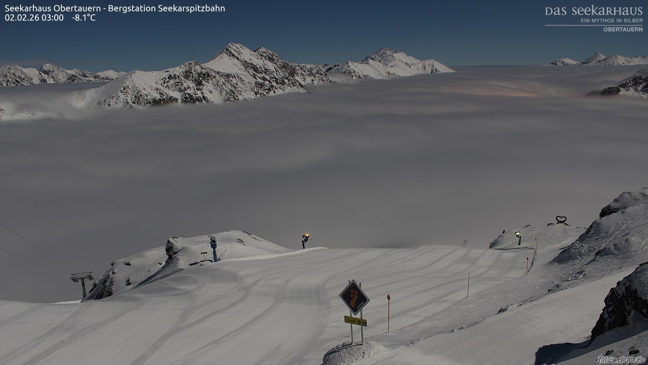 Archiv Foto Webcam Obertauern: Seekarspitz top station
