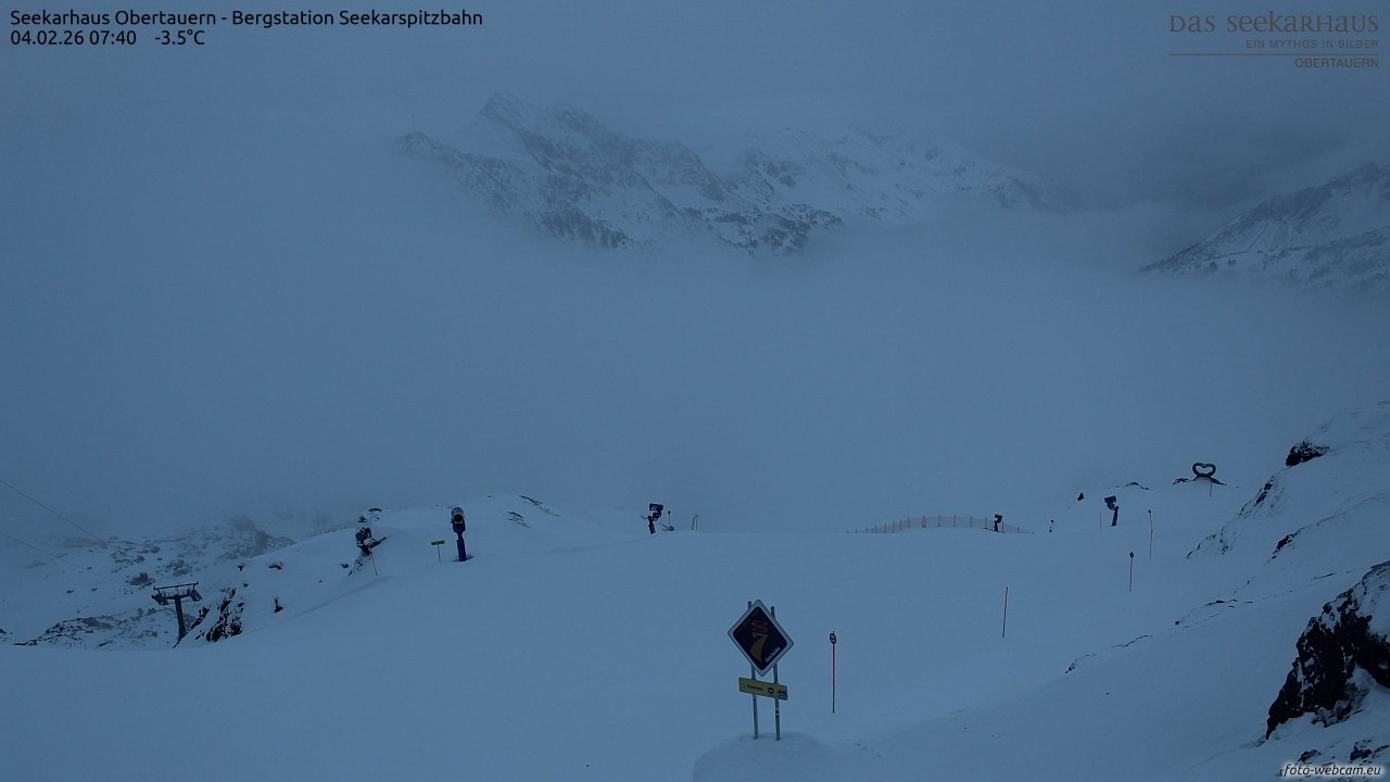 Archiv Foto Webcam Obertauern: Seekarspitz top station