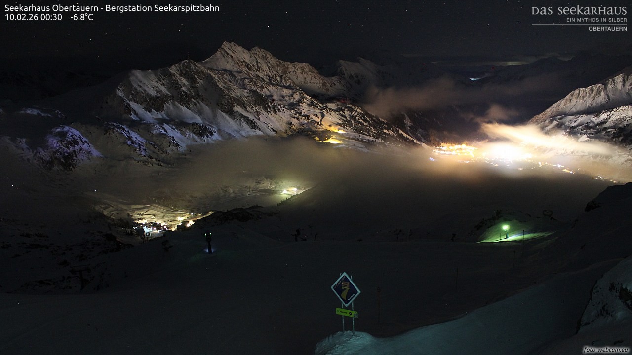 Archiv Foto Webcam Obertauern: Seekarspitz top station