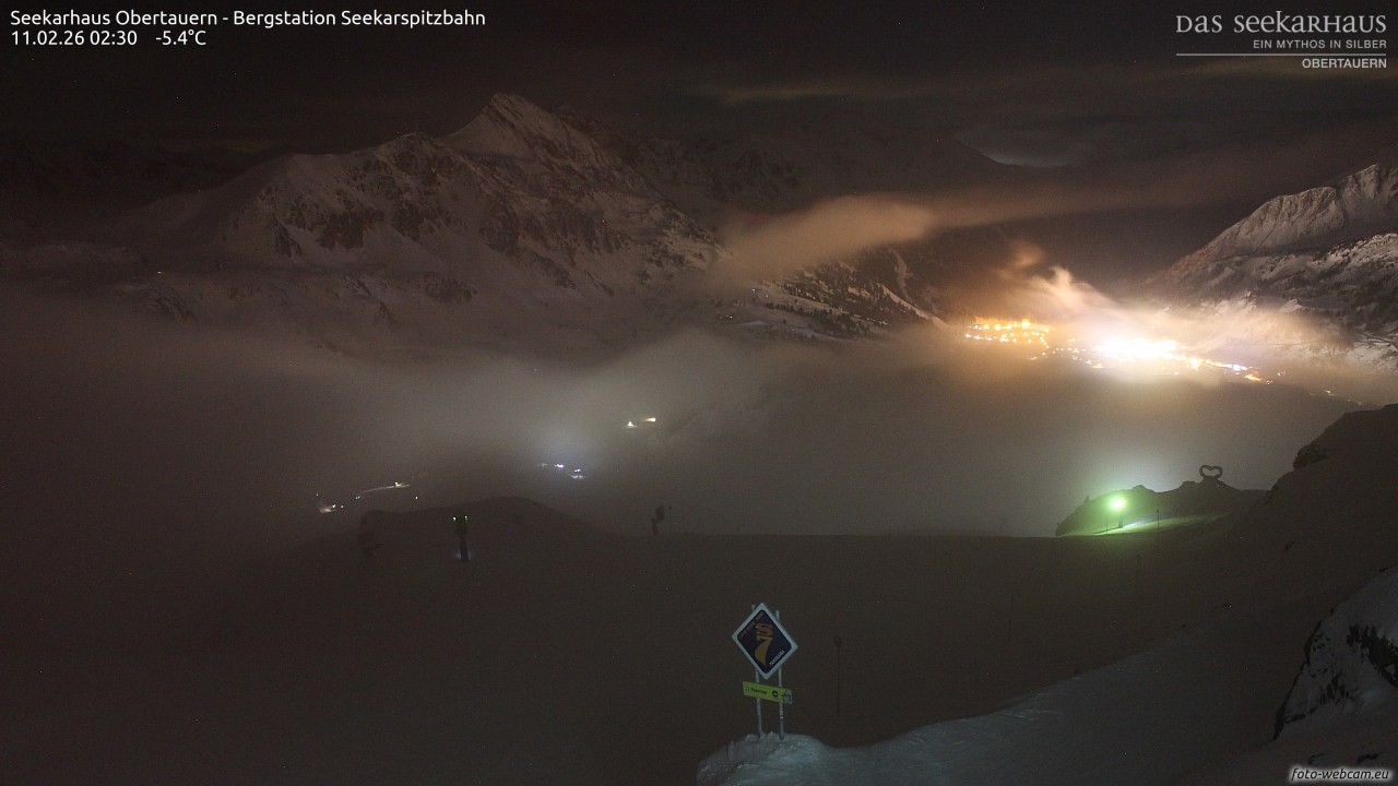 Archiv Foto Webcam Obertauern: Seekarspitz top station
