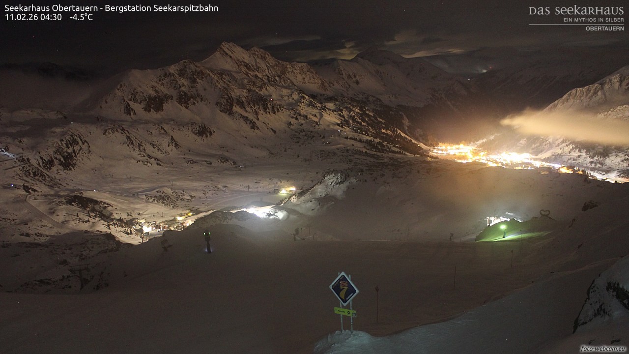 Archiv Foto Webcam Obertauern: Seekarspitz top station