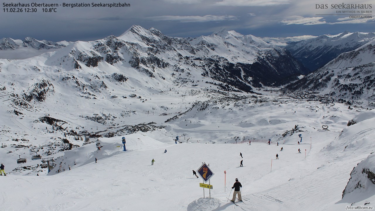 Archiv Foto Webcam Obertauern: Seekarspitz top station