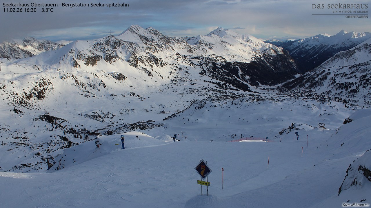 Archiv Foto Webcam Obertauern: Seekarspitz top station