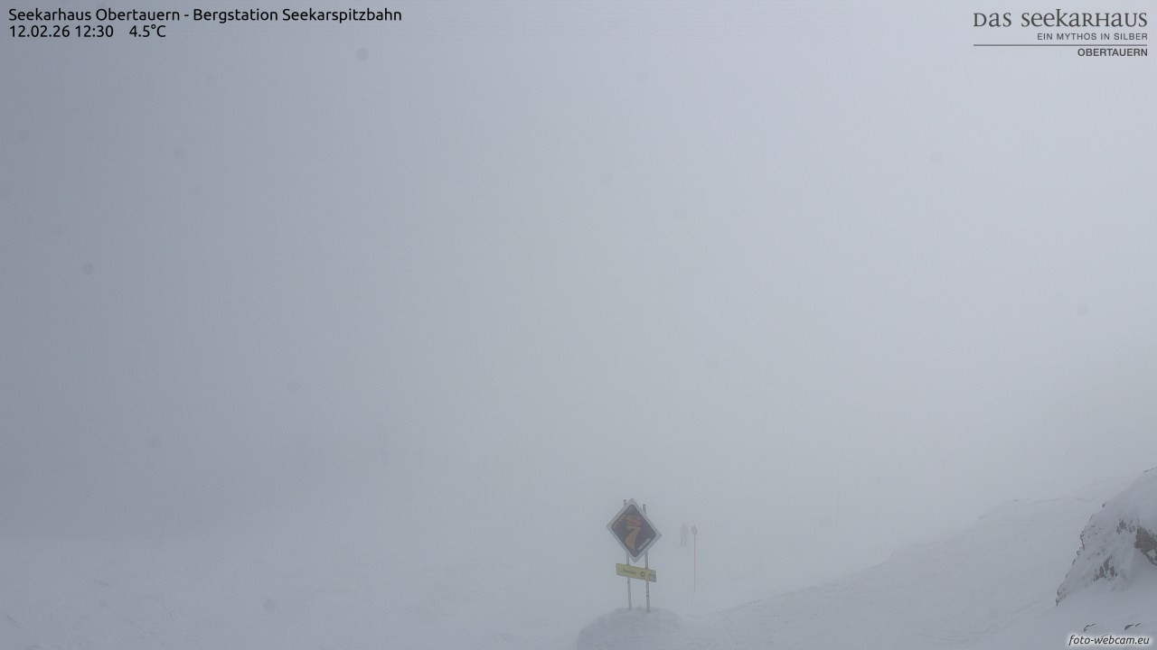 Archiv Foto Webcam Obertauern: Seekarspitz top station