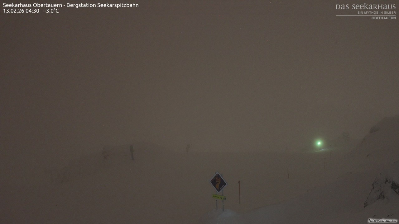 Archiv Foto Webcam Obertauern: Seekarspitz top station