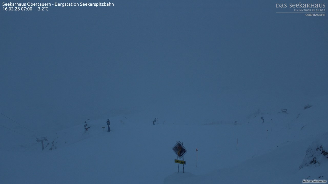 Archiv Foto Webcam Obertauern: Seekarspitz top station