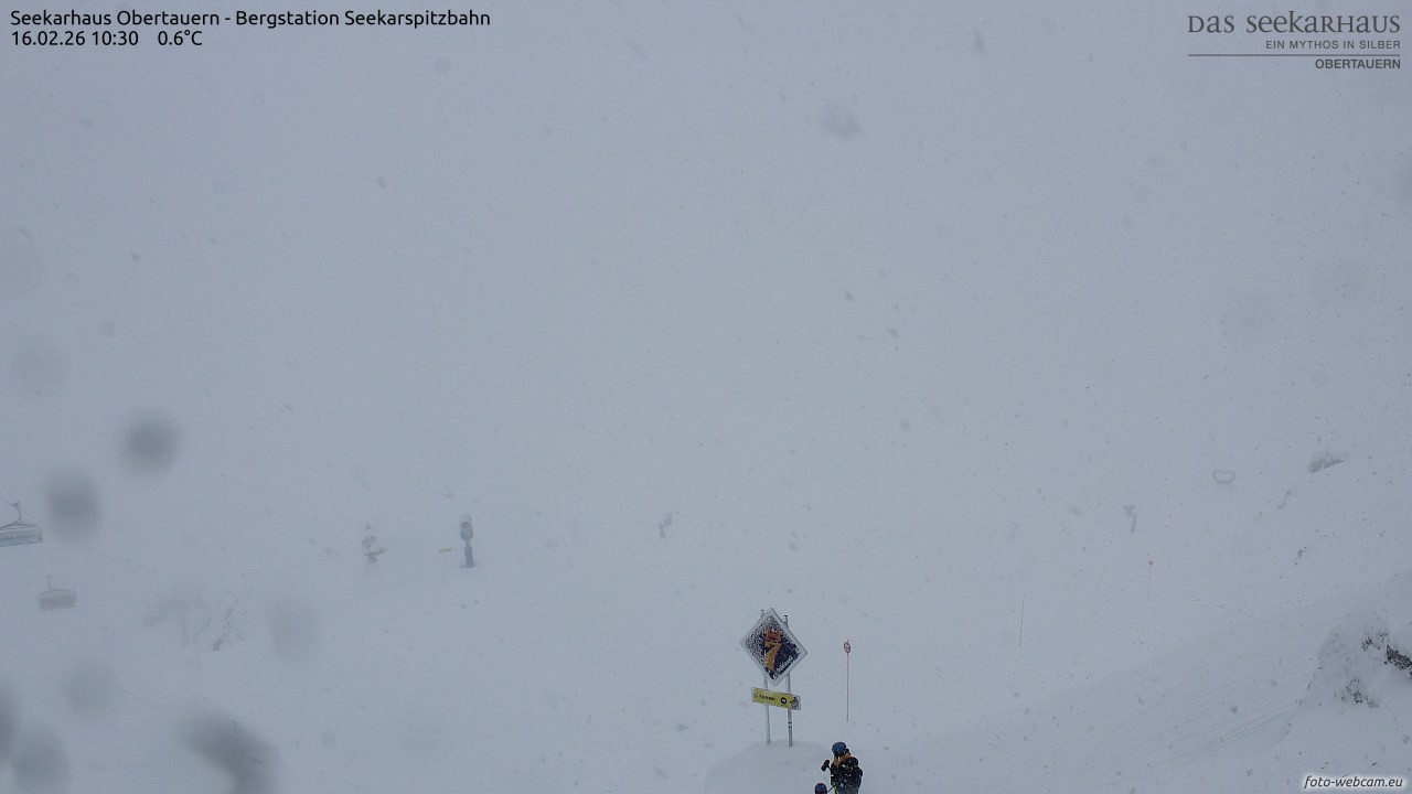 Archiv Foto Webcam Obertauern: Seekarspitz top station