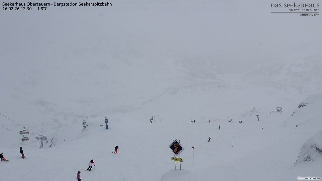 Archiv Foto Webcam Obertauern: Seekarspitz top station