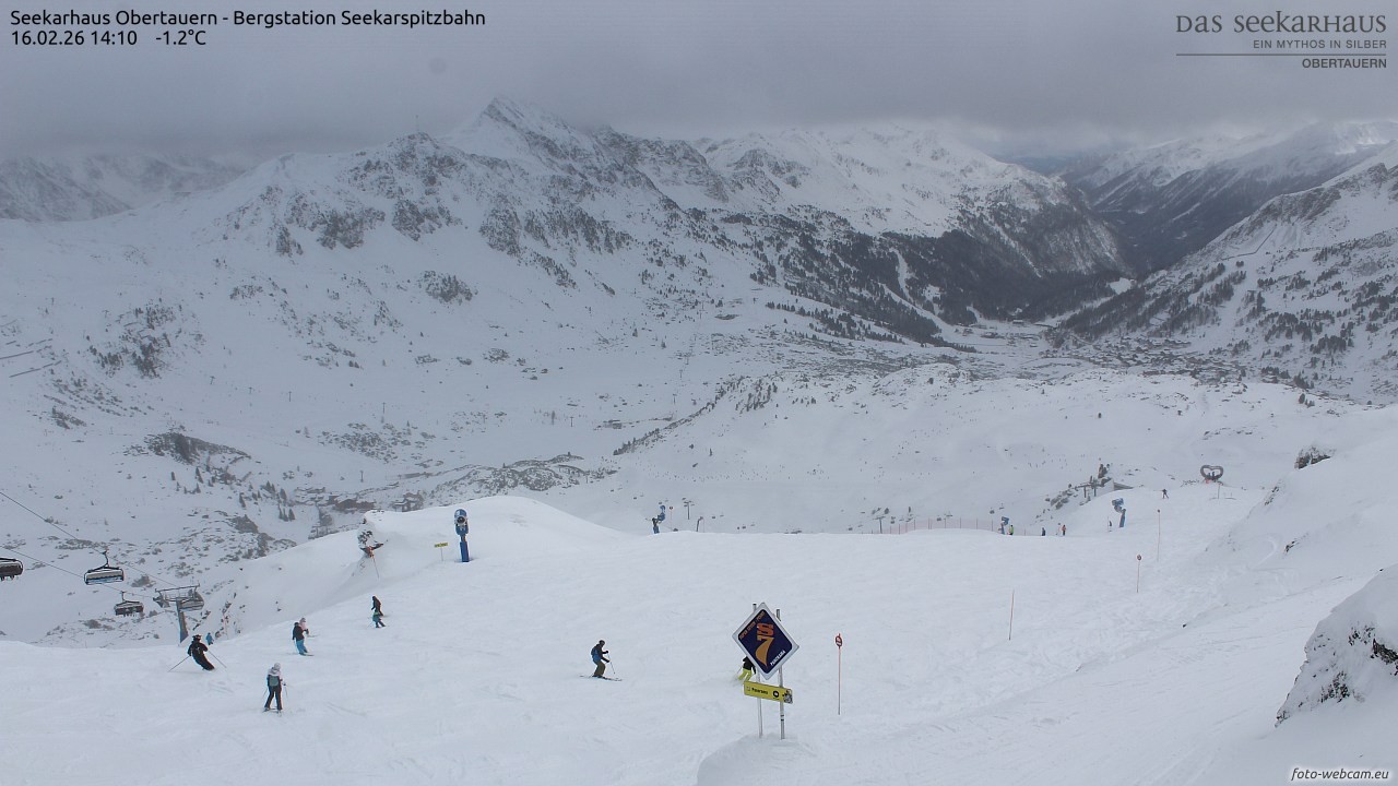 Archiv Foto Webcam Obertauern: Seekarspitz top station